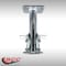 Service Caster 8" Stainless Steel Double Pedal Floor Truck Lck w/Top Plate SCC-SSFL800DP - alternate 3